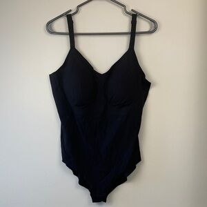 Knix NWT Black Bodysuit w Removable Pads Adjustable Straps